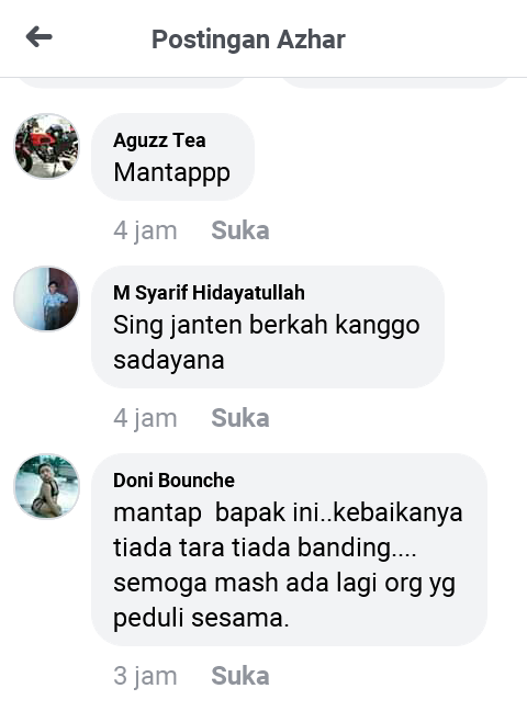 Dapat makanan dari pelanggan, driver ojol ini bagikan pada yang butuh