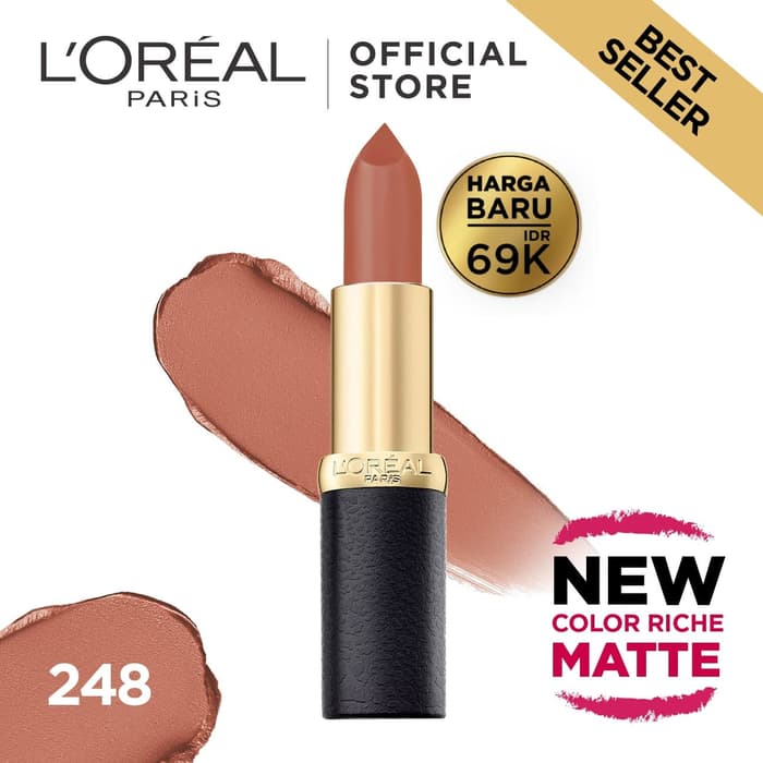 L'oreal (Colour Rich Matte-248 Flatter Me Nude)