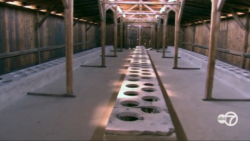 Kamar mandi tahanan Auschwitz