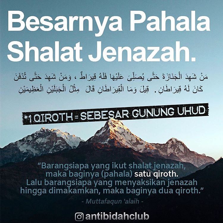 sholat jenazah Instagram/@antibidahclub