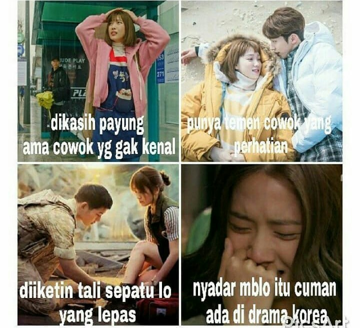 10 Meme tentang drama Korea ini cuma bisa dipahami para 'bucin drakor'