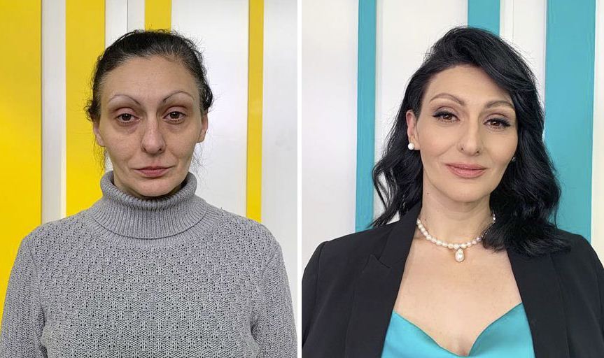 Gini nih jadinya kalau 10 orang biasa mendapat sentuhan makeup dari stylist profesional, jadi kayak artis!