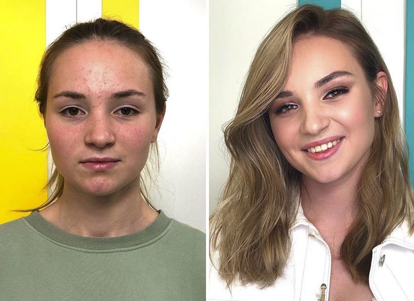 Gini nih jadinya kalau 10 orang biasa mendapat sentuhan makeup dari stylist profesional, jadi kayak artis!