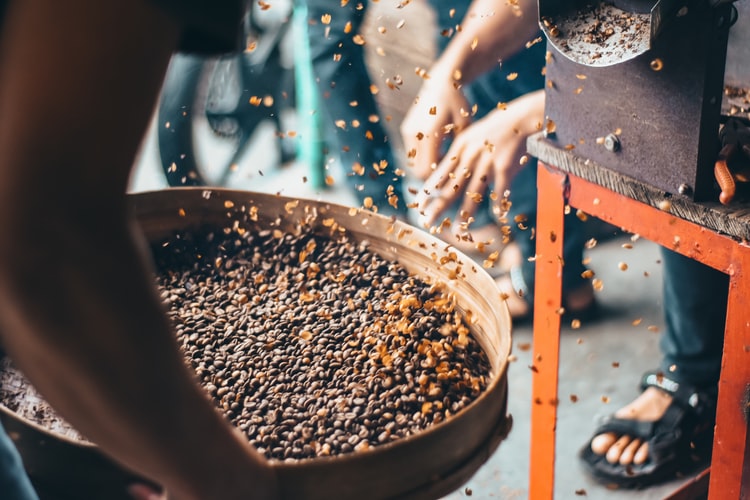 Roasted beans