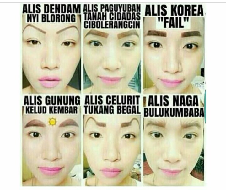 10 Meme lucu tentang alis ini bikin hidup cewek penuh drama