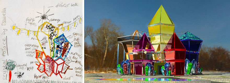 8 Gambar rumah anak-anak dijadikan 3 dimensi oleh arsitek, hasilnya keren!