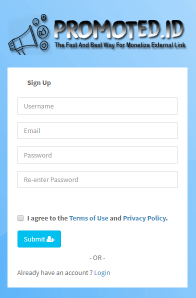 Ini cara mendapat uang dari shortlink lewat blog, gampang banget