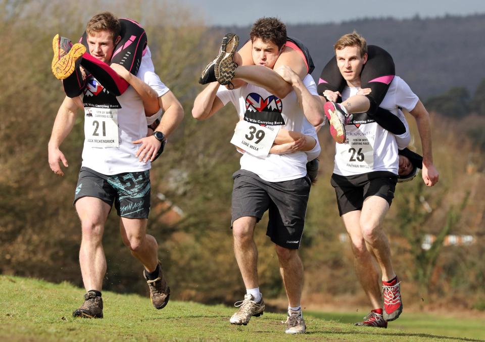 Wife carrying Race