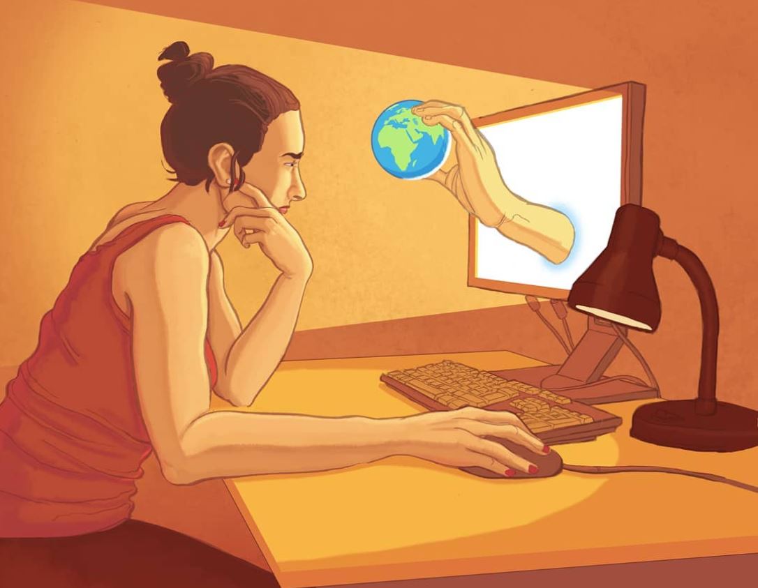 30 Ilustrasi menyedihkan ini sindir sisi gelap kehidupan modern