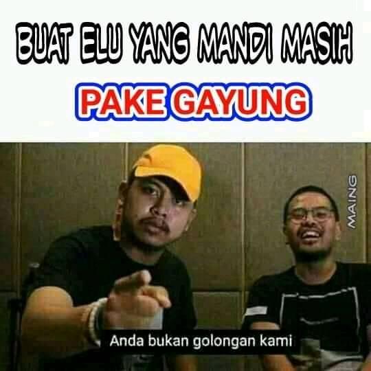 11 Meme receh 'anda bukan golongan kami' ini bikin ngakak