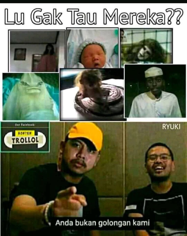11 Meme receh 'anda bukan golongan kami' ini bikin ngakak