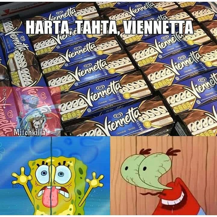 Spongebob dan Tuan Krab suka Viennetta