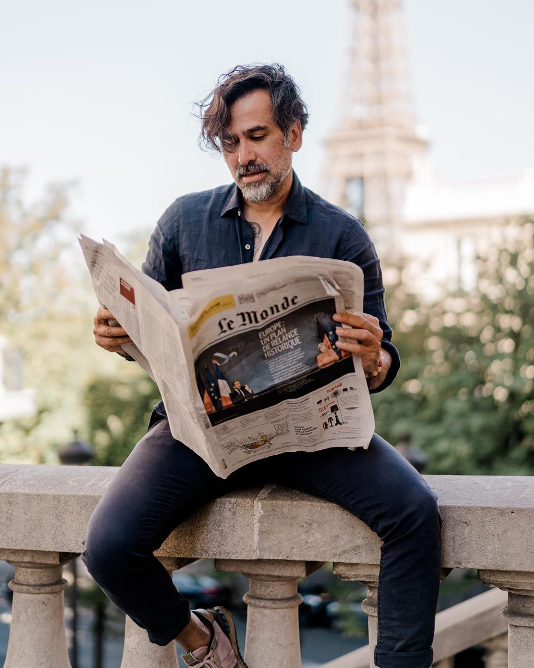 Jeremy saat berkunjung ke Paris