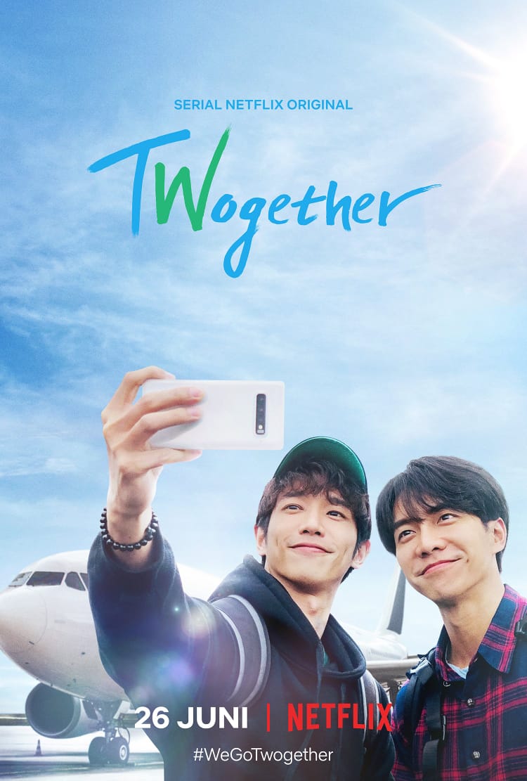 Twogether yang dipandu oleh aktor Lee Seung Gi dan Jasper Liu. / Gambar: Twitter (@NetflixID).