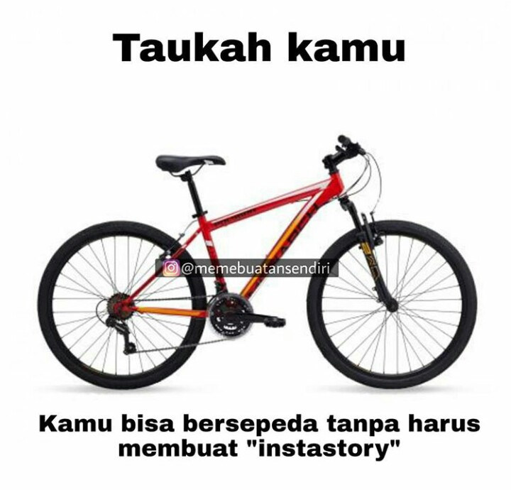 9 Meme kocak tentang fenomena bersepeda ini sesuai dengan realita
