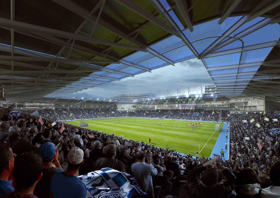 Intip desain Fossetts Farm Stadium, bakal stadion baru di Liga Inggris