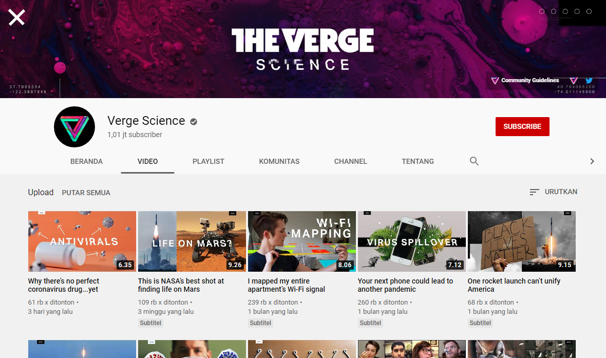 5 Channel YouTube ini dapat menambah wawasan kamu, edukatif banget