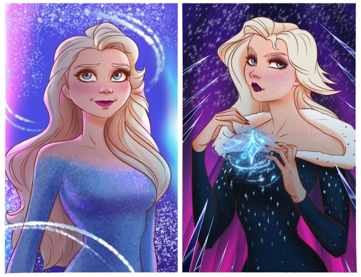 10 Potret Princess Disney jika diubah jadi villain, jadi lebih seram