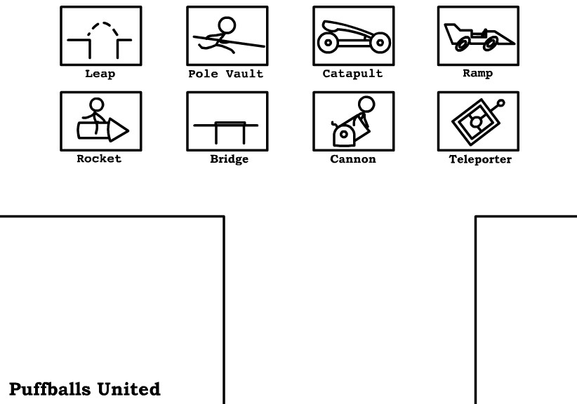 Crossing the Pit, prototype dari game stickman milik Puffballs United