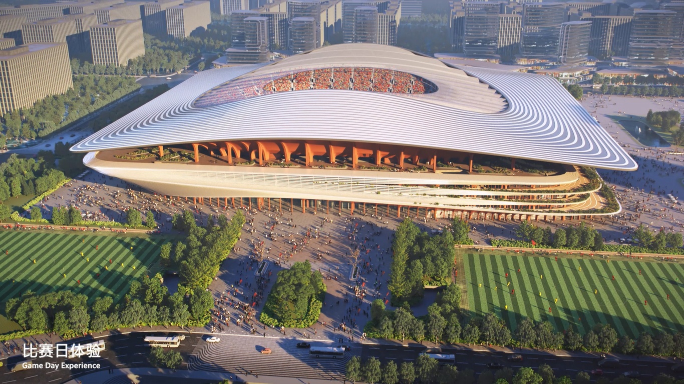 Kembali bangun stadion megah, ini 5 desain stadion baru Cina