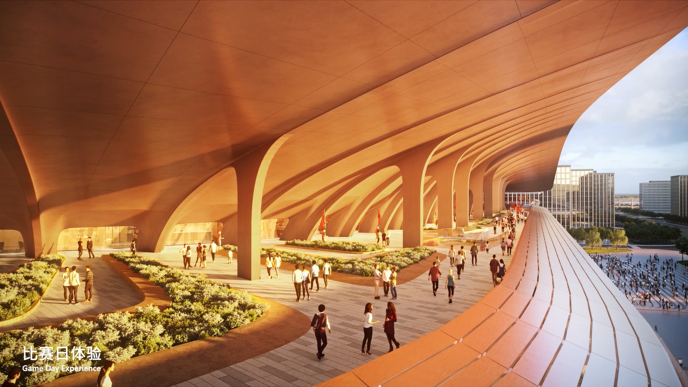 Kembali bangun stadion megah, ini 5 desain stadion baru Cina