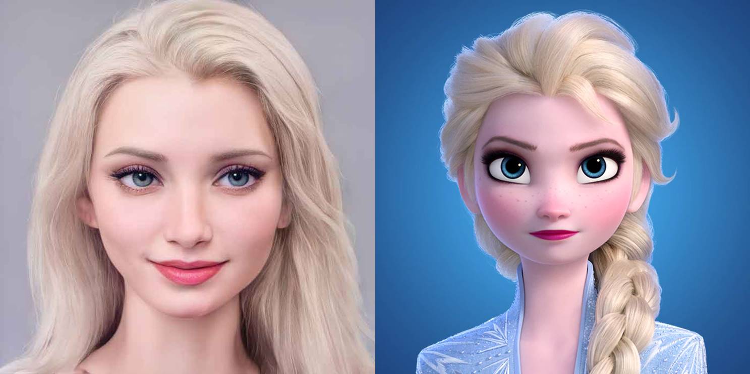 Ciptakan ulang karakter Disney versi nyata, karya ilustrator ini viral