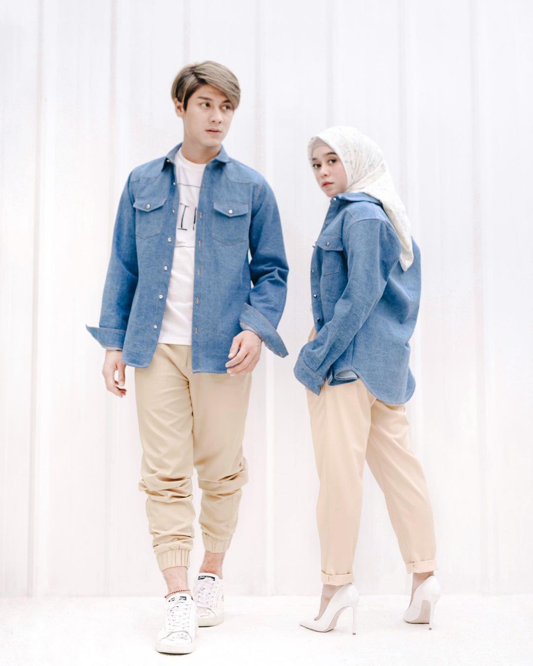 7 Outfit couple ala Lesti Kejora dan Rizky Billar, kompak dan serasi