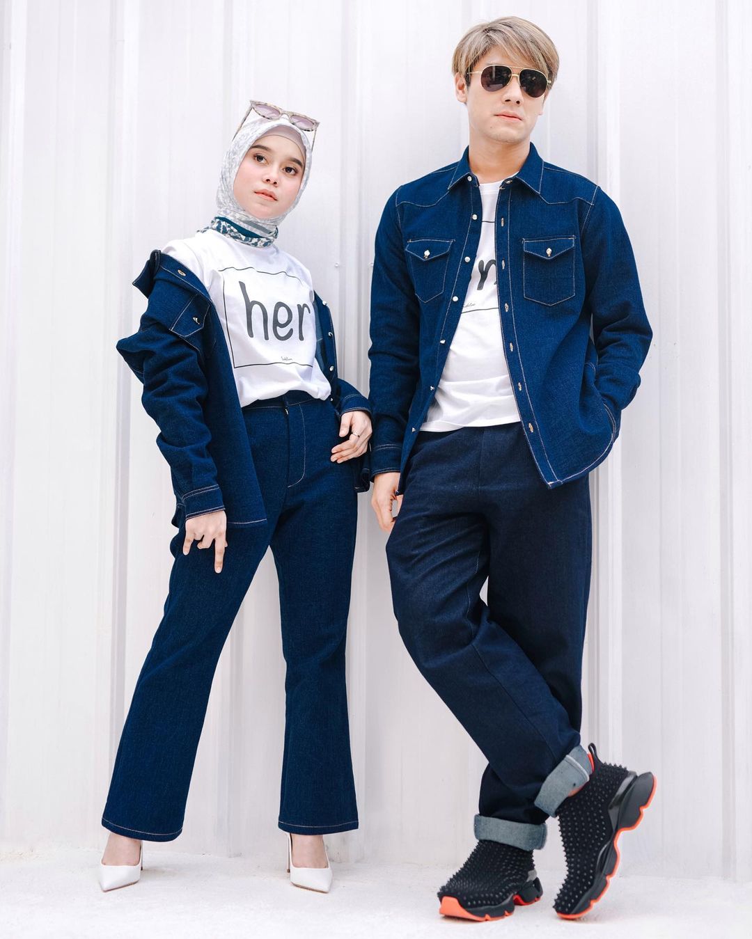 7 Outfit couple ala Lesti Kejora dan Rizky Billar, kompak dan serasi