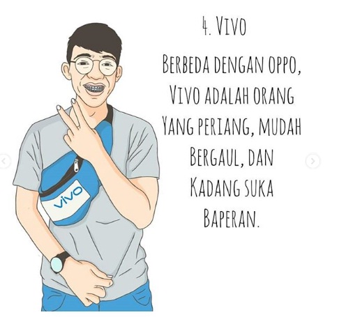 8 Komik ini gambarkan karakter seseorang dilihat dari merek smartphone