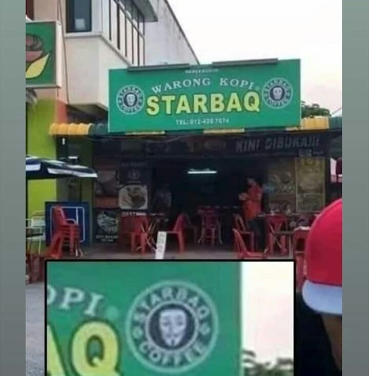 9 Spanduk unik hasil plesetan tempat terkenal ini kreatif banget