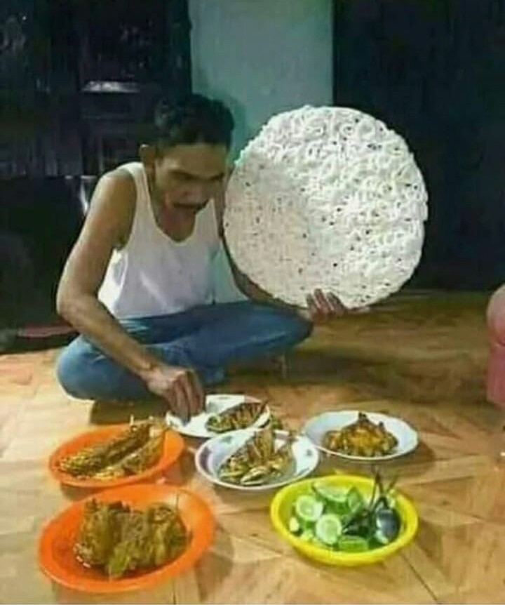 11 Meme tentang budaya makan orang Indonesia ini kocak banget