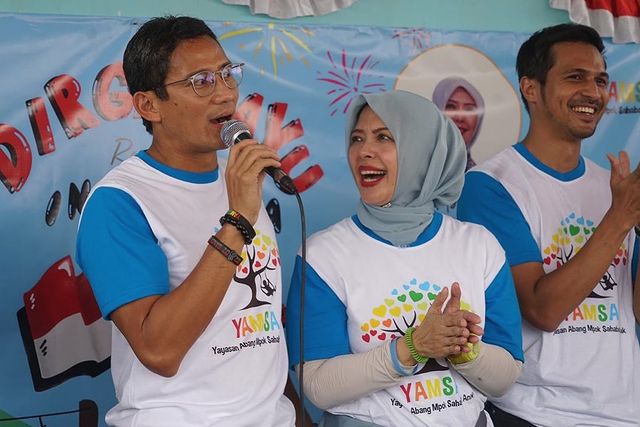 11 Potret Nur Asia Uno, istri cantik Sandiaga Uno yang selalu setia