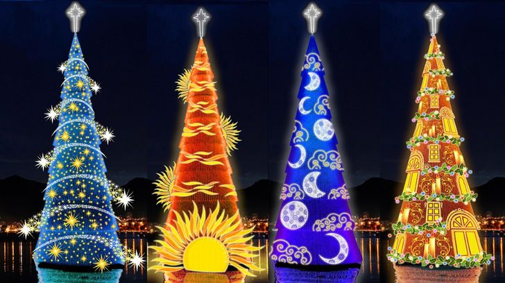 11 Desain pohon Natal unik dan indah ini bikin takjub