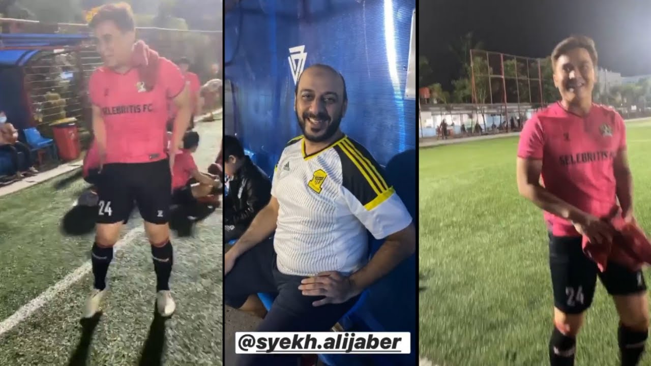 Syekh Ali Jaber saat berkostum sepak bola