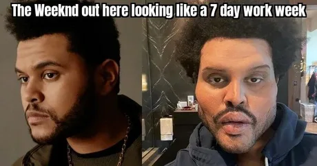 The Weeknd saat beraktivitas dan bekerja di rumah