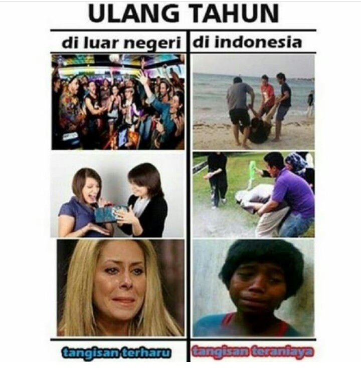12 Meme kocak tentang realita ulang tahun ini bikin nyesek