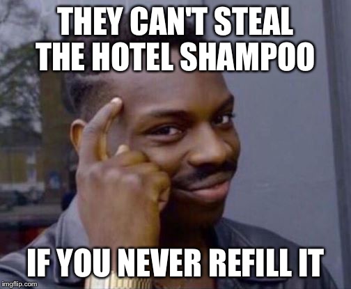 Shampo hotel lupa diisi ulang