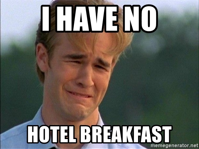 Gagal sarapan hotel