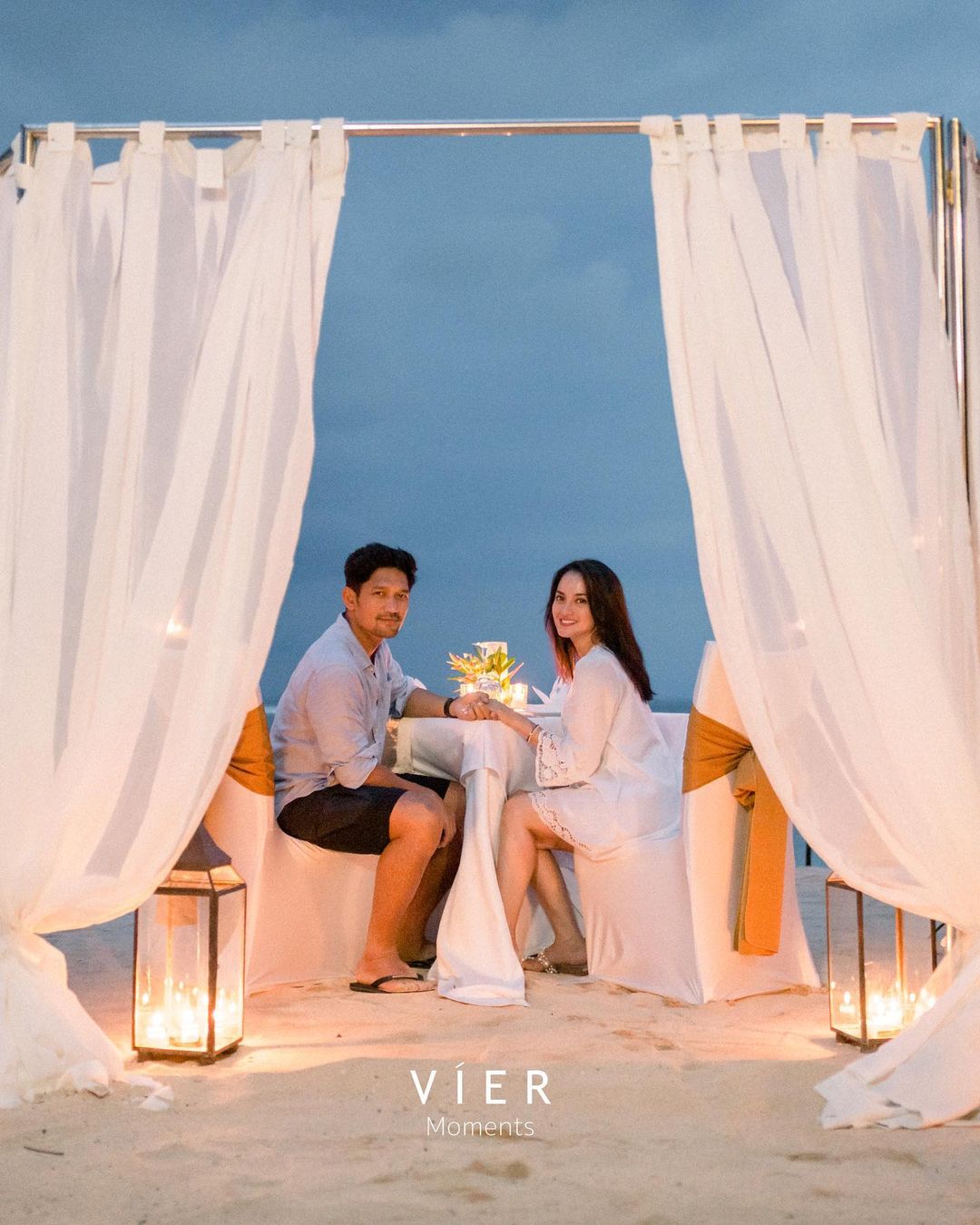 5 Potret romantis honeymoon ala Ririn Ekawati dan Ibnu Jamil di Bali