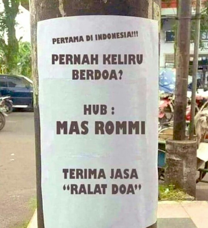 7 Pengumuman dengan informasi nyeleneh ini bikin geleng kepala