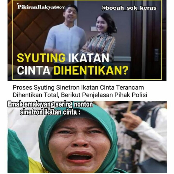 11 Potret lucu demam sinetron Ikatan Cinta yang melanda emak-emak