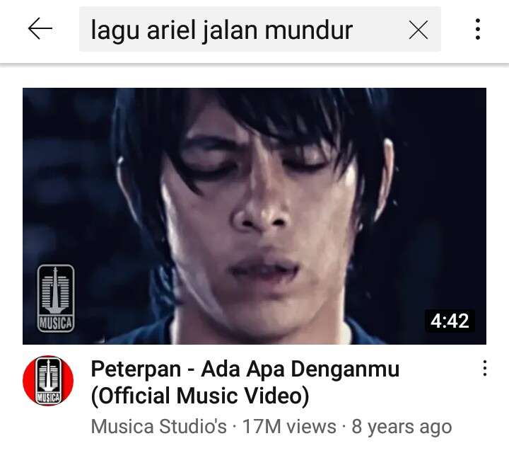 Pakai nama Ariel, ini 8 keywords kocak untuk cari judul lagu Peterpan