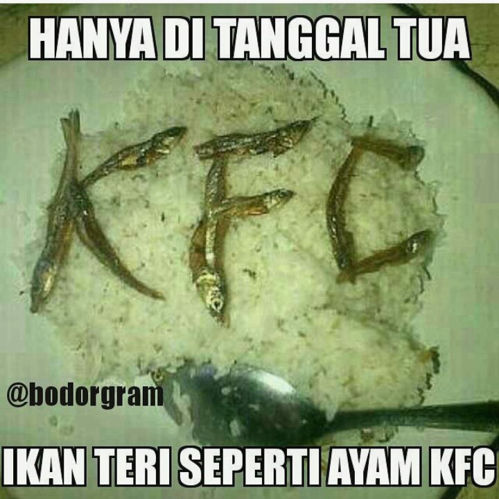 11 Potret menu akhir bulan saat kantong kering ini bikin ngenes