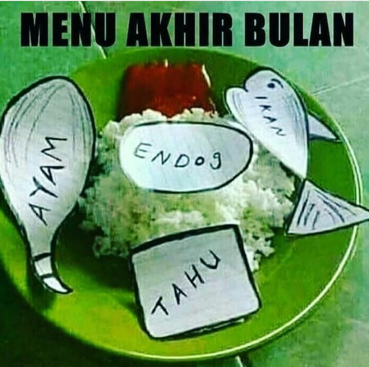 11 Potret menu akhir bulan saat kantong kering ini bikin ngenes