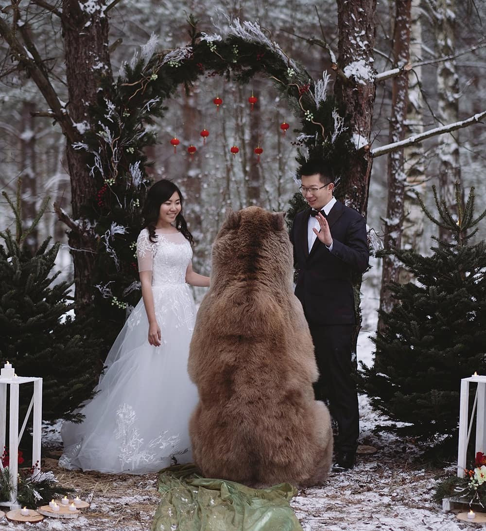 Bak kartun  Masha  and The Bear begini kedekatan beruang  