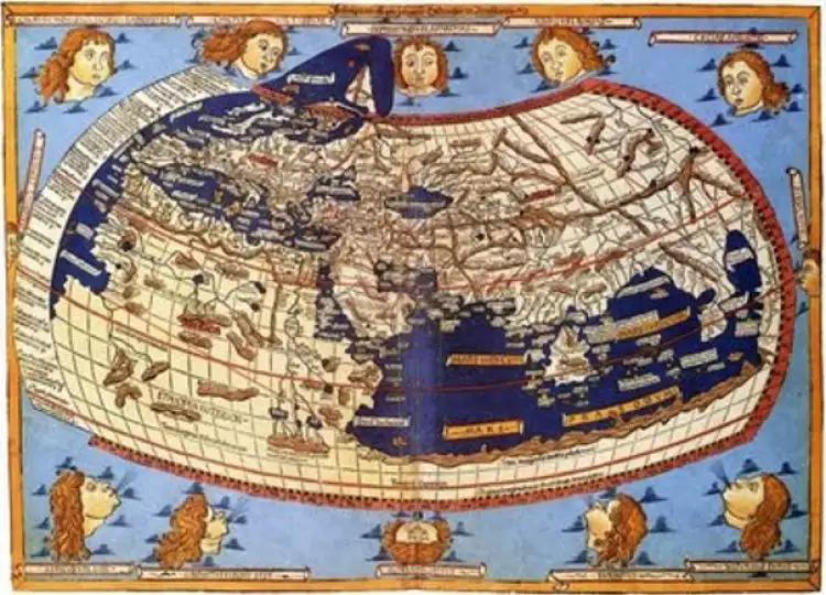 20 Peta dunia dari masa ke masa, ada yang udah dibikin sejak abad ke-2