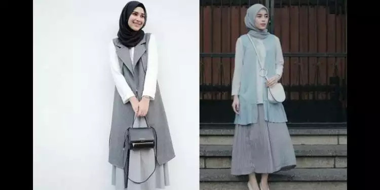 4 Inspirasi outer yag cocok bagi hijaber, tampil makin kekinian