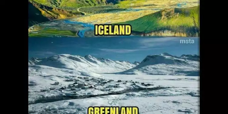 Ini penjelasan Iceland dan Greenland yang seolah namanya tertukar