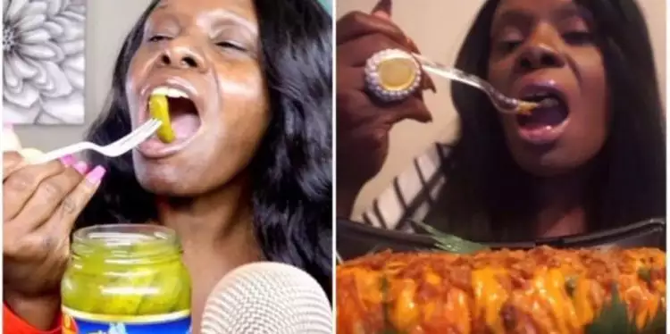 Cuma modal suara ngunyah makanan,  wanita ini sukses jadi YouTuber