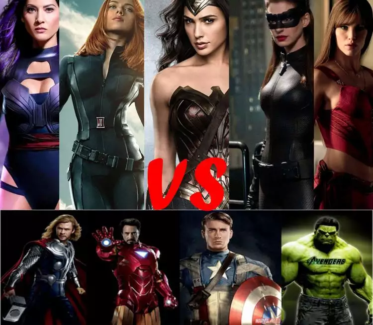 Superheroines versus Superheroes, siapa pemenangnya?